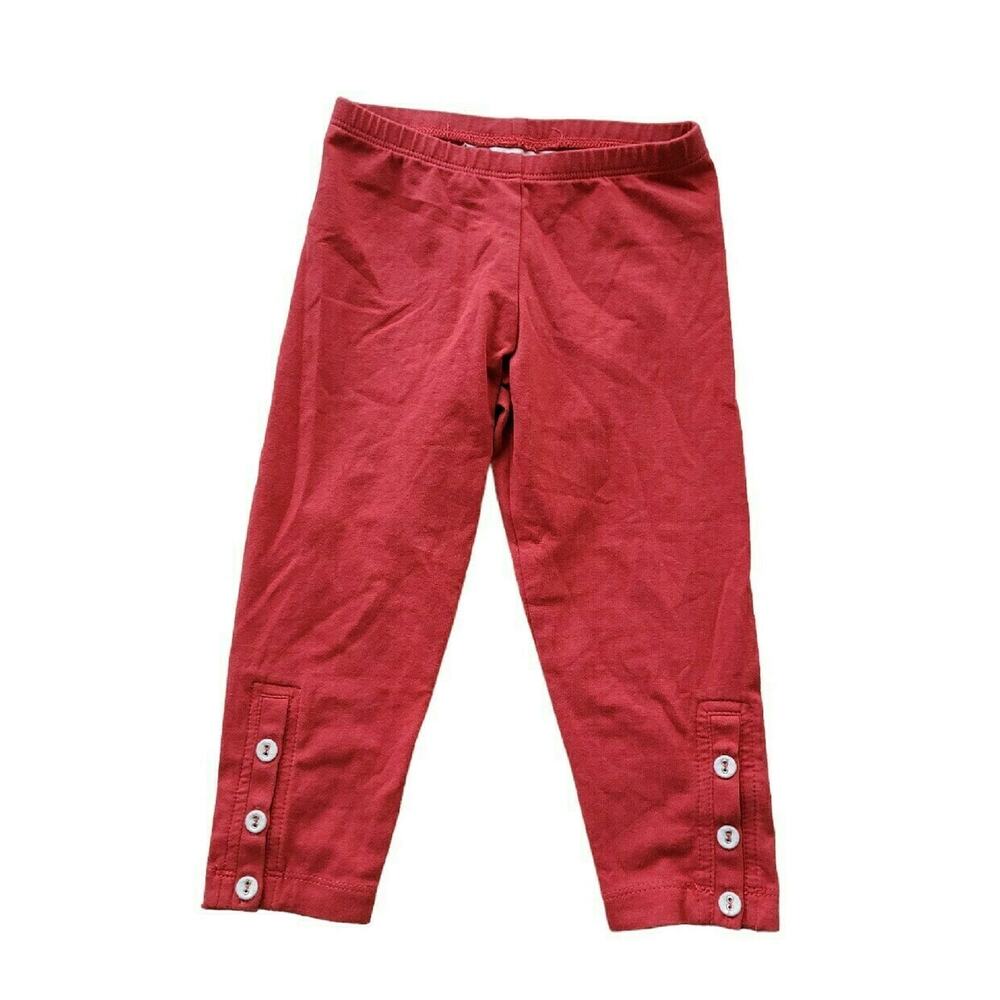 Paper Wings Red Leggings